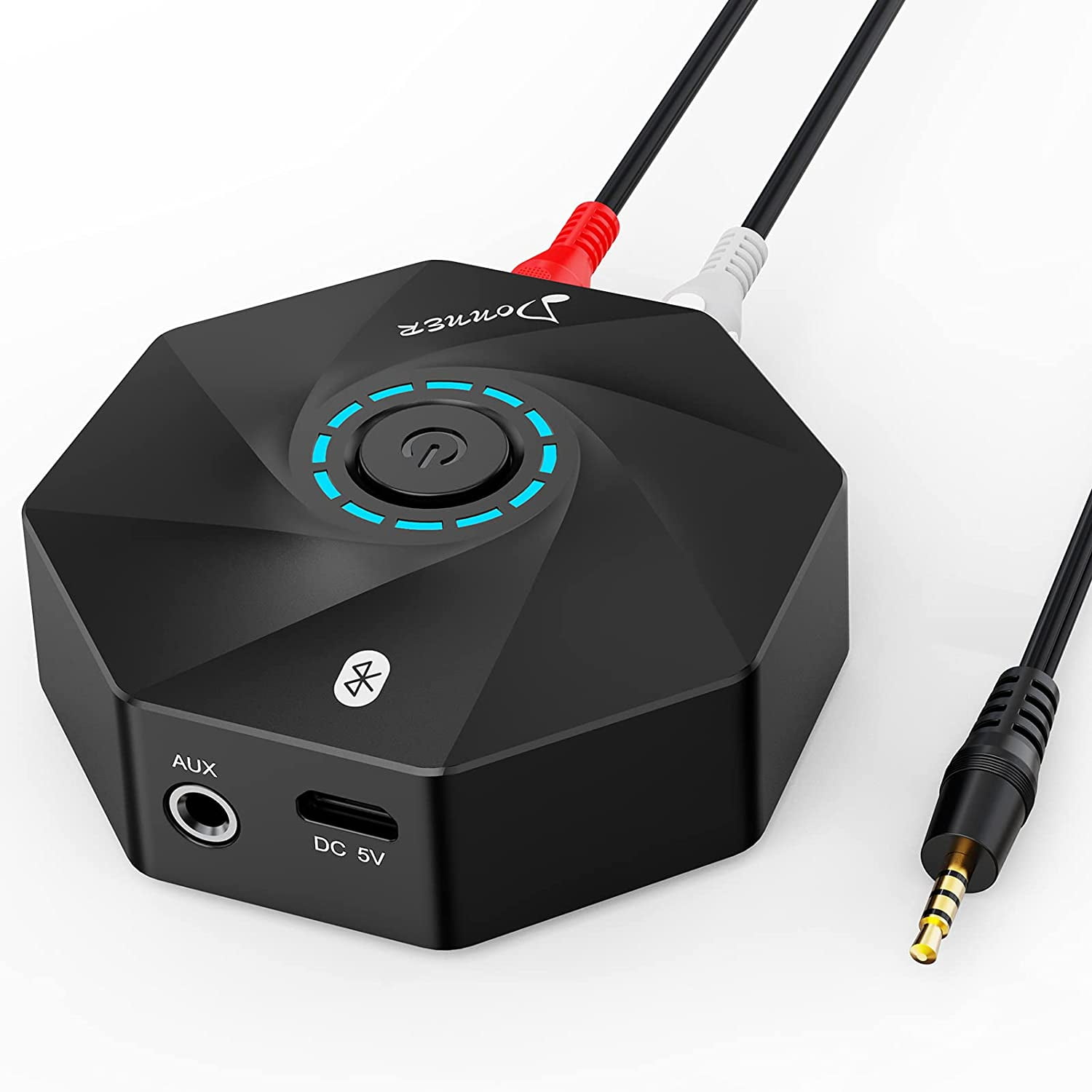 Bluetooth 4.2 Audio Receiver Stereo Hi-Fi Box Adapter RCA Output Support APTX 