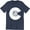 Navy Heather, variant on Men's White Colorado Logo Denver State Flag Pride Retro T-Shirt