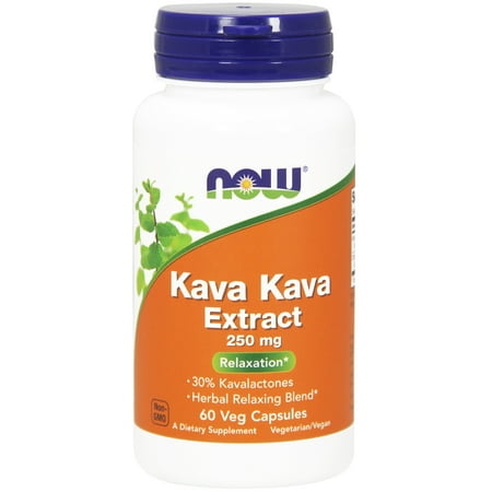 NOW Supplements, Kava Kava 250 mg, 60 Veg