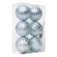 thumbnail image 2 of Clearance! Hand Painted Christmas Ball Pendant Plastic Plating 6cm Pumpkin Ball Christmas Tree Decorations, 2 of 9