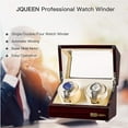 thumbnail image 5 of JQUEEN Watch Winders, Double Watch Winder Box with Quiet Mabuchi Motor, 5 of 5