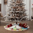 thumbnail image 3 of Lsque Sanrio Print Christmas Tree Skirt with Ties and Velcro,Xmas Holiday Decorations, Adjustable Tree Skirt-30", 3 of 6