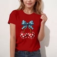thumbnail image 4 of T-Shirt pour Enfants, Imprimé de la Fête de l'Indépendance à Manches Courtes et Col Rond, Haut Décontracté et Polyvalent pour Garçons et Filles de 3 à 15 Ans, 4 of 6