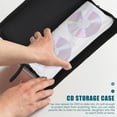 thumbnail image 2 of Non-woven DVD Case Portable Zipper CD Storage Case Holder Disc Bag (80 Capacity), 2 of 8