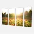thumbnail image 2 of Poppy Field under Bright Sunlight - Large Landscape Canvas Art Print, 2 of 3