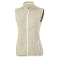 thumbnail image 4 of Charles River Apparel Gilet en Molleton Pacific Heathered pour Femmes, Flocon d'Avoine, S, 4 of 4