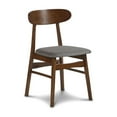 thumbnail image 2 of New Classic Furniture Morocco Wood Dining Chair in Dark Gray (Set of 2), 2 of 9