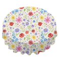 thumbnail image 2 of Pioneer Flower Floral Print Pattern Round Tablecloth 60 X 60 Inch, Wrinkle Resistant Wipeable Table Cloth for Kitchen Dining Picnic Patio Party, 2 of 6