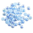 thumbnail image 3 of 6x100 Piezas 8mm Flatback Media Perla Soledad para Artesanías decoración accesorios, 3 of 8