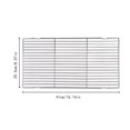 thumbnail image 5 of Wire Cooling Rack, Baking Cooling Rack, Cooling Rack, Wire Baking Rack, 18X10 In, Open Mesh, Baking Rack for Oven Cooking, Wire Rack for Cooking, Wire Cooking Rack, Silver, 1 Pc,, 5 of 8