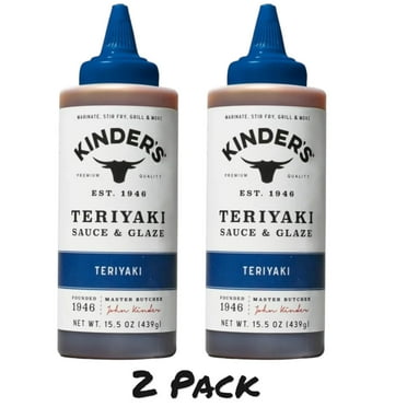 ( 2 Pack ) Kinder's Teriyaki Marinade, 15.5 oz