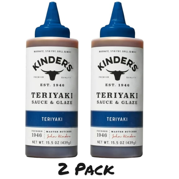 Kinder’s Teriyaki Marinade (2 Pack) - 15.5 oz Bottles
