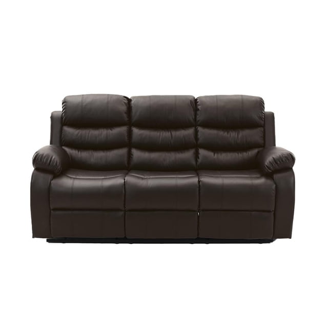 Sofa Reclinable Midtown Concept 3 Plazas Color Chocolate