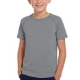 thumbnail image 2 of Boys Casual Short Sleeve T Shirt Crew Neck Lightweight Breathable Basic Tee Kids Everyday Comfort Soft Athletic School Top, 2 of 5