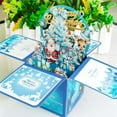 thumbnail image 7 of 3D Pop Up Christmas Cards Handmade 3D Greeting Card Gift Box with Envelopes Foldable Merry Christmas Celebration Cards for Family Friends, 7 of 7