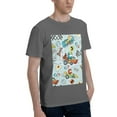 thumbnail image 2 of Bingfone Cartoon Car Racing Men'S Loose Fit Short-Sleeve Pocket T-Shirt, 2 of 7