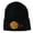 Navy, variant on Happy Halloween Moon and Bats Embroidered Long Beanie - Black OSFM