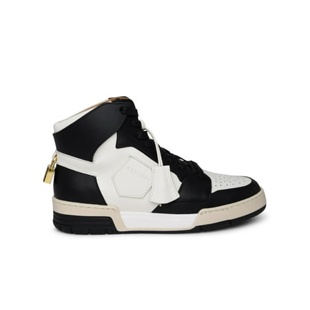 

Buscemi Man Air Jon Black And White Leather Sneakers