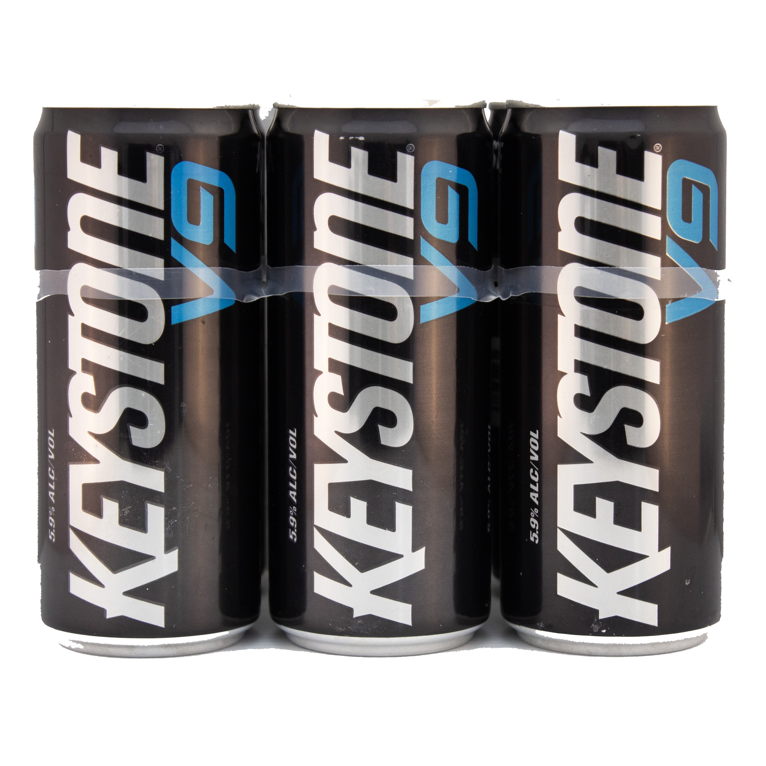 Keystone V9 Lager Beer, 6 Pack, 10 fl oz Aluminum Cans, 5.95% ABV