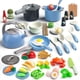 thumbnail image 1 of Juego de juguetes Play Kitchen Bruvoalon, 67 piezas con ollas y sartenes para niños a partir de 3 años, 1 of 6