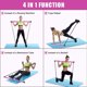 thumbnail image 4 of Kit de barra de Pilate - Barra de Pilates con bandas de resistencia y barra de banda de resistencia para tonificación de piernas y glúteos, juego de barra de Pilate portátil equipo de entrenamiento d Namotu WMZL-1159, 4 of 7