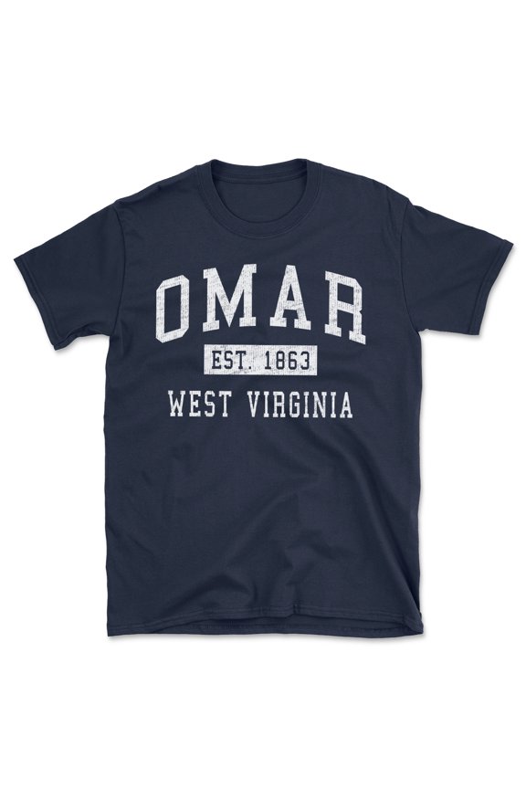 Omar West Virginia Classic Established Men's Cotton T-Shirt