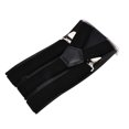 thumbnail image 5 of Mens Suspenders Strong Fixability Adjustable Beautiful Practical Fashionable Metal Clip Wide Suspenders for Formal PartyBlack, 5 of 5