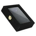 thumbnail image 3 of COOPHYA 1Pack Black Density Board Jewelry Box for Travel 11.8x5.9x1.8in, 3 of 8