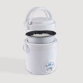 thumbnail image 4 of Aroma miAroma Mini Digital 3 Cup Nonstick Dishwasher Safe Rice Cooker, White, 4 of 8