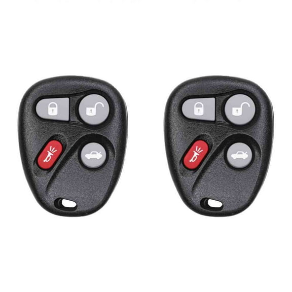 Eye4Techs Car Key Fob Keyless Entry Remote for Buick LeSabre 2004 FCC KOBLEAR1XT Part Number 25695954 25695955 Pack of 2