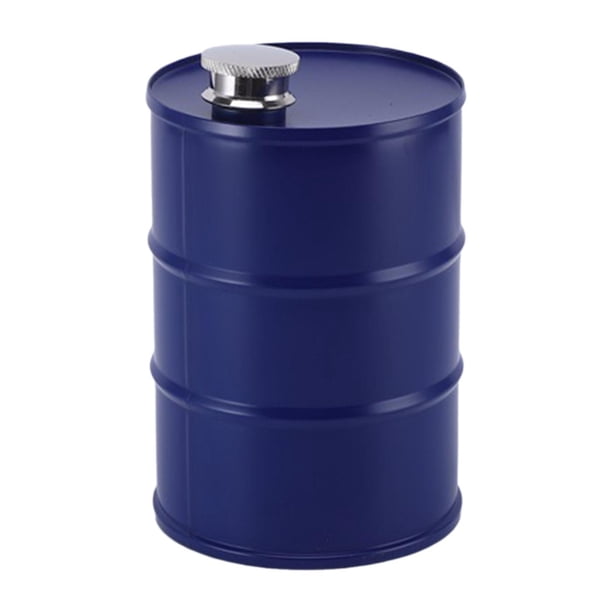 Botella de agua potable para exteriores, de metal, ideal para senderismo, camping y padrinos de boda. Azul