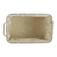 thumbnail image 2 of Design Imports CAMZ14205 Polyester Trellis Paw Rectangle Pet Bin, Gray - Small, 2 of 4