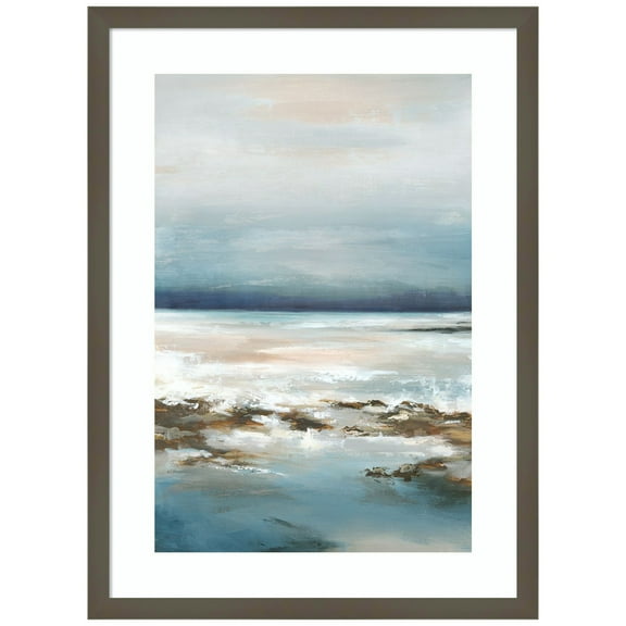 Amanti Art Coastal Melody Wood Framed Wall Art Print