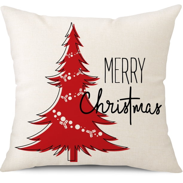 Wtosuhe Juego De 4 Fundas De Almohada De Navidad De 18
