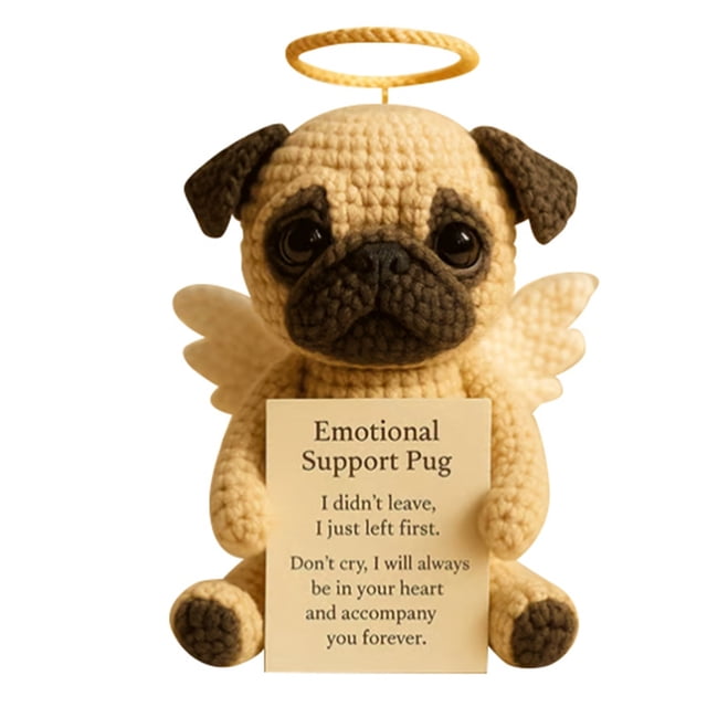 Cachorro de ganchillo súper bonito, de elaborada confección, adecuado para cualquier estilo de hogar. ¡El favorito de los enamorados! ¡Ven y vive la felicidad!