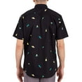thumbnail image 4 of Visive Mens Big And Tall Short Sleeve Button Shirt, Printed Fiesta Shirts, 4 of 5