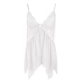 thumbnail image 4 of Women's Chemises Negligees plus Size Strap Lingerie for Women Lace Lingerie for Women Skirt Seamless Strapless Bra Push up Roll Play Skimpy plus Size Satin Sleep on Clearance White L, 4 of 4