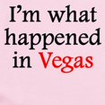 thumbnail image 2 of CafePress - Im What Happened In Vegas Body Suit - Baby Light Bodysuit, Size Newborn - 24 Months, 2 of 4