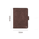 thumbnail image 3 of Porta Pasaporte Funda Protectora Espacio Para Visa Rfid Viaje Marron Oscuro, 3 of 3
