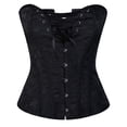 thumbnail image 4 of Women Lace Up Boned Sexy Plus Size Overbust Corset Bustier Top XXXL, 4 of 4
