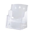 thumbnail image 4 of koolsoo Acrylic Brochure Holder Display Stand Desk or Wall Mount Table Stand Pamphlet Holder for Pamphlets Menu Booklets Office Hotel A5 2 Tier, 4 of 8