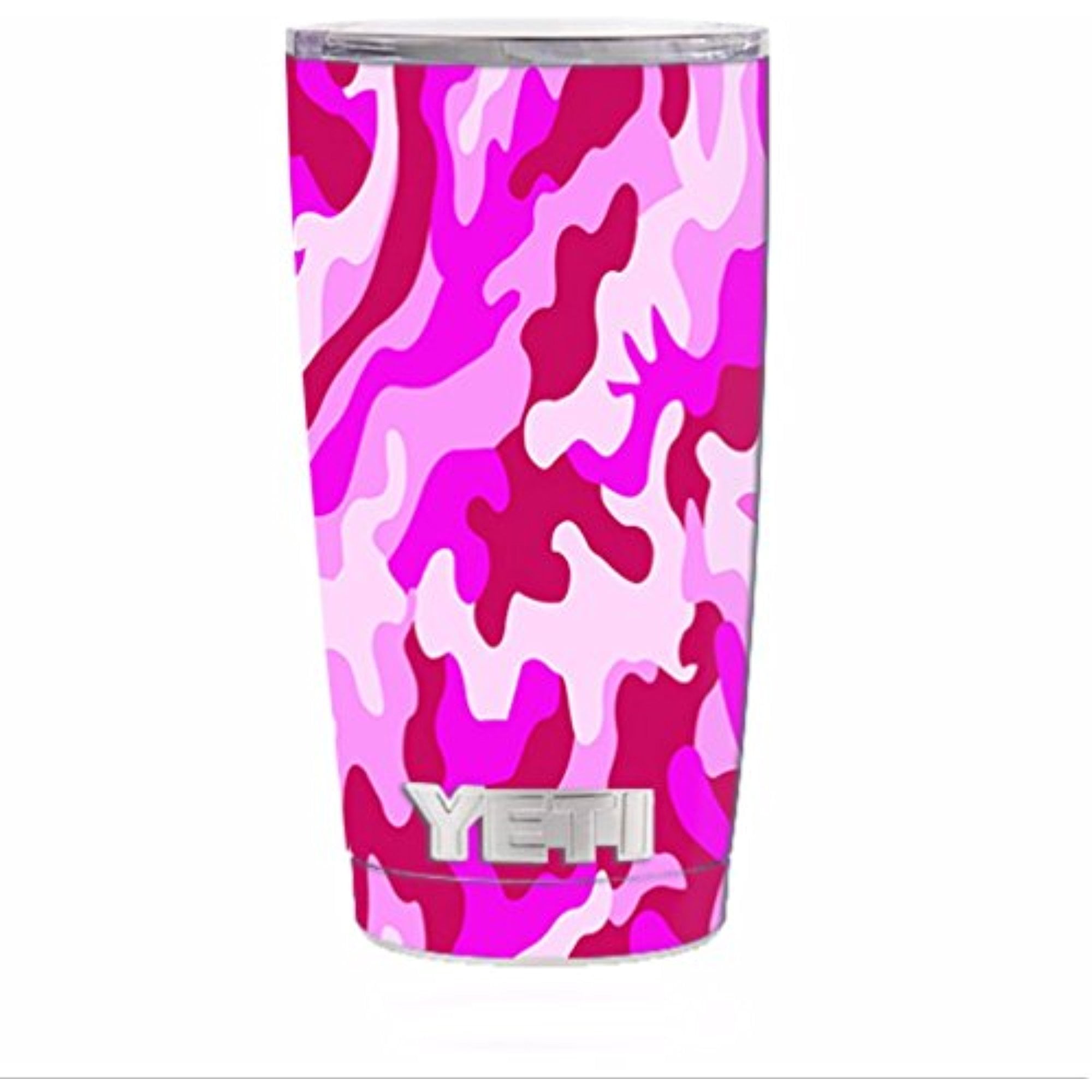 Skin for Yeti Rambler 20 oz Tumbler - Woodland Camo - Sticker Decal Wrap