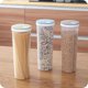 thumbnail image 2 of 3 cajas altas para almacenar alimentos, recipiente para espaguetis, fideos, cereales, cereales, hermético, multicolor, 2 of 5