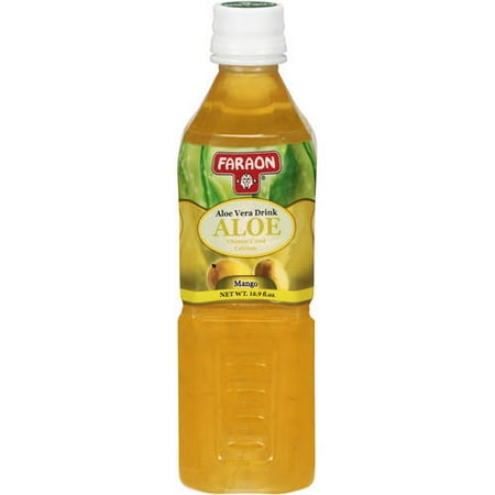 Faraon Mango Aloe Vera Drink, 16.9 oz