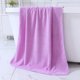 thumbnail image 1 of Xiao Hua Toallas de 3 piezas de 70 x 140 cm. Toallas de ducha perfectas para el día a día, ligeras y de secado rápido. Toalla de baño de forro polar coral para el baño y el aseo (morado oscuro)., 1 of 5