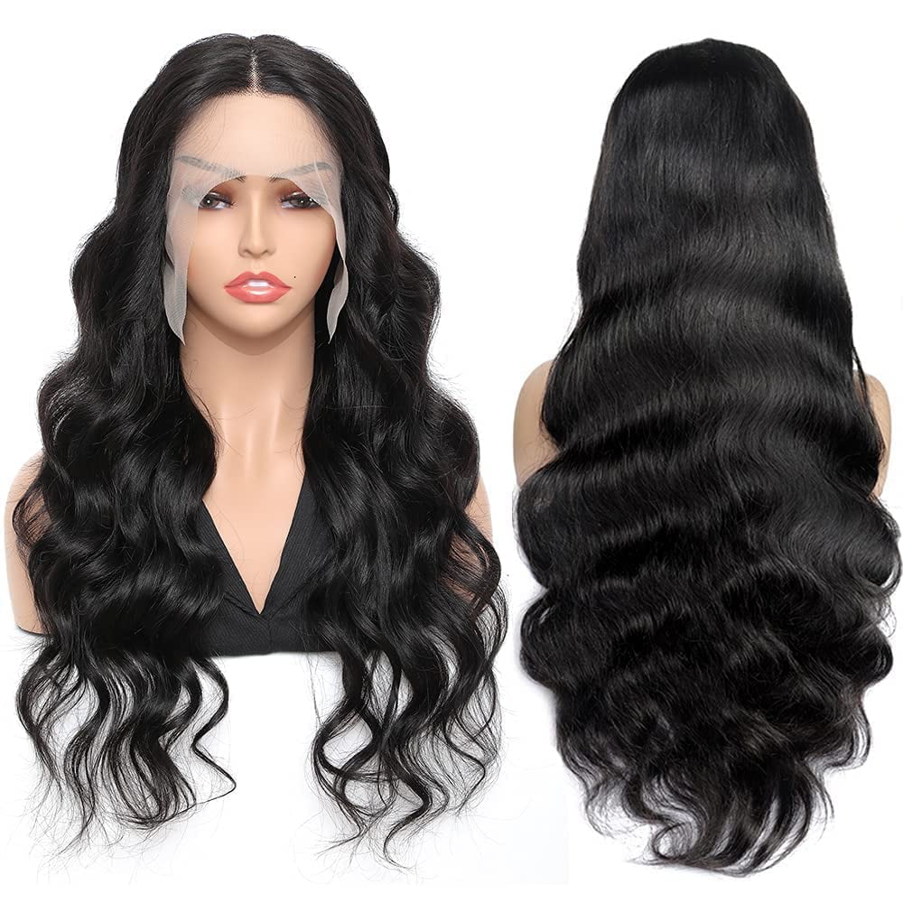 Long human hair wigs for black women discount