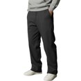 thumbnail image 2 of Men's Leisure Straight Leg Zipper Jogging Trousers, Casual Running Pants for Gym, Outdoor and Street Style,Black,L, 2 of 6