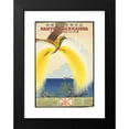thumbnail image 2 of Sai 13x18 Black Modern Framed Museum Art Print Titled - Nan'Yo Yusen Kabushiki Kaisha - Nanyo Yusen Kaisha - South Sea Mail S. S. S. S.S. Co., Ltd. (Bird) (1914), 2 of 5