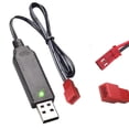 thumbnail image 1 of 3.7V USB Charger Cable with JST 2 Pin Plug for RC Toys - Compatible with Plane Remote Control Universal 3.7V Lipo Battery, 1 of 6