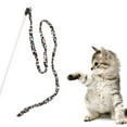 thumbnail image 2 of Leopard Cat Teaser, With Bell Toy Teaser Stick Chaser Cat Toy, 1Pc Animals Dogs For Cats Pets, 2 of 8